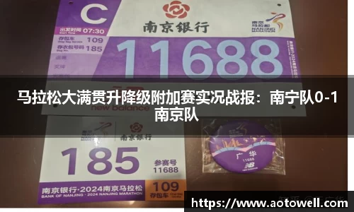 马拉松大满贯升降级附加赛实况战报：南宁队0-1南京队
